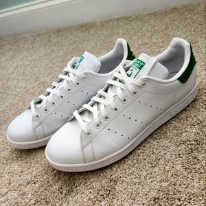 Addidas Stan Smith white and green size 11.5 US